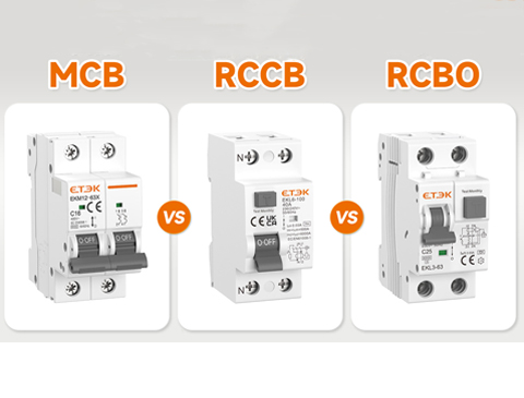RCBO vs. RCD vs. MCB What's the Difference